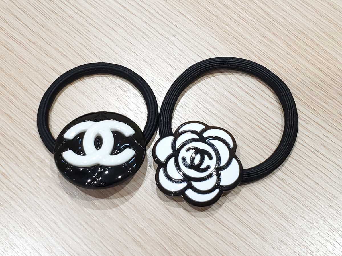 ココマーク CHANEL ヘアゴム シャネル シュシュ リボン - ヘア 