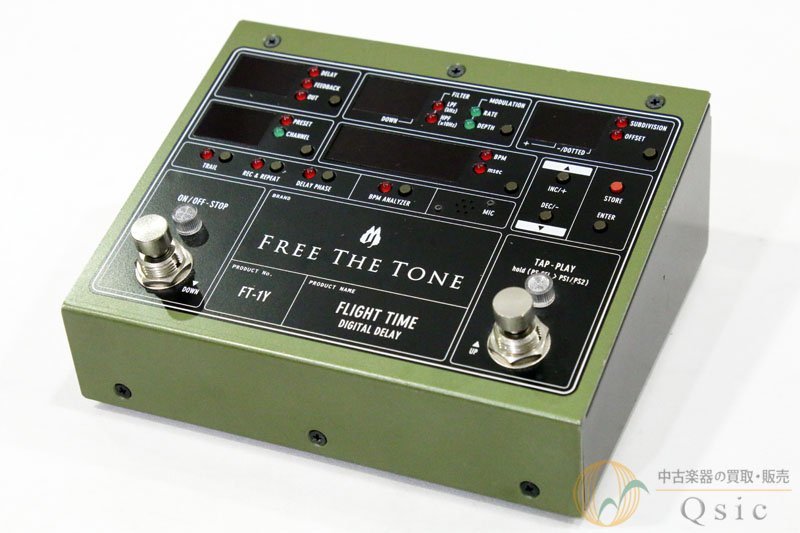 良品] Free The Tone FLIGHT TIME FT-1Y デジタルディレイ 革新的な