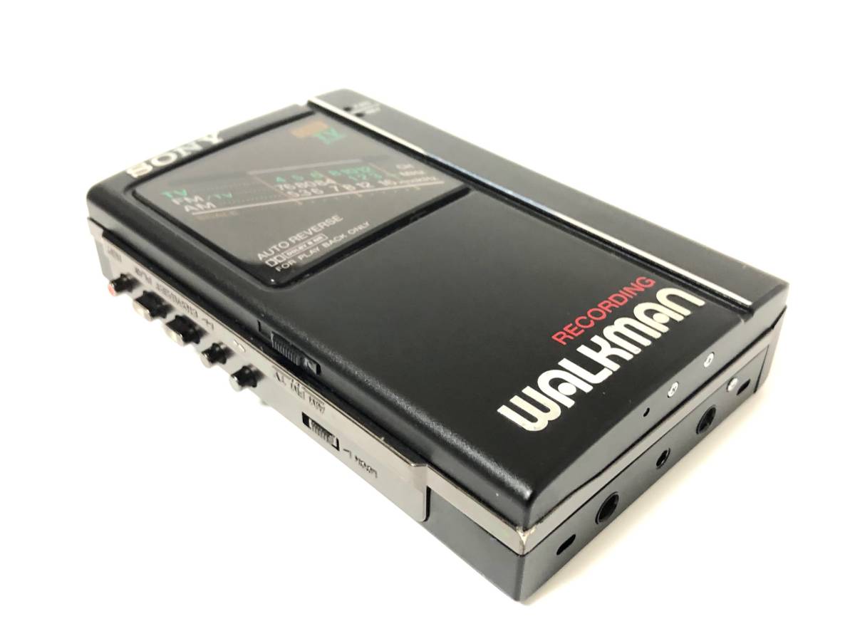 極上美品][美音][整備品] SONY ウォークマン WM-F404 電池ボックス付き