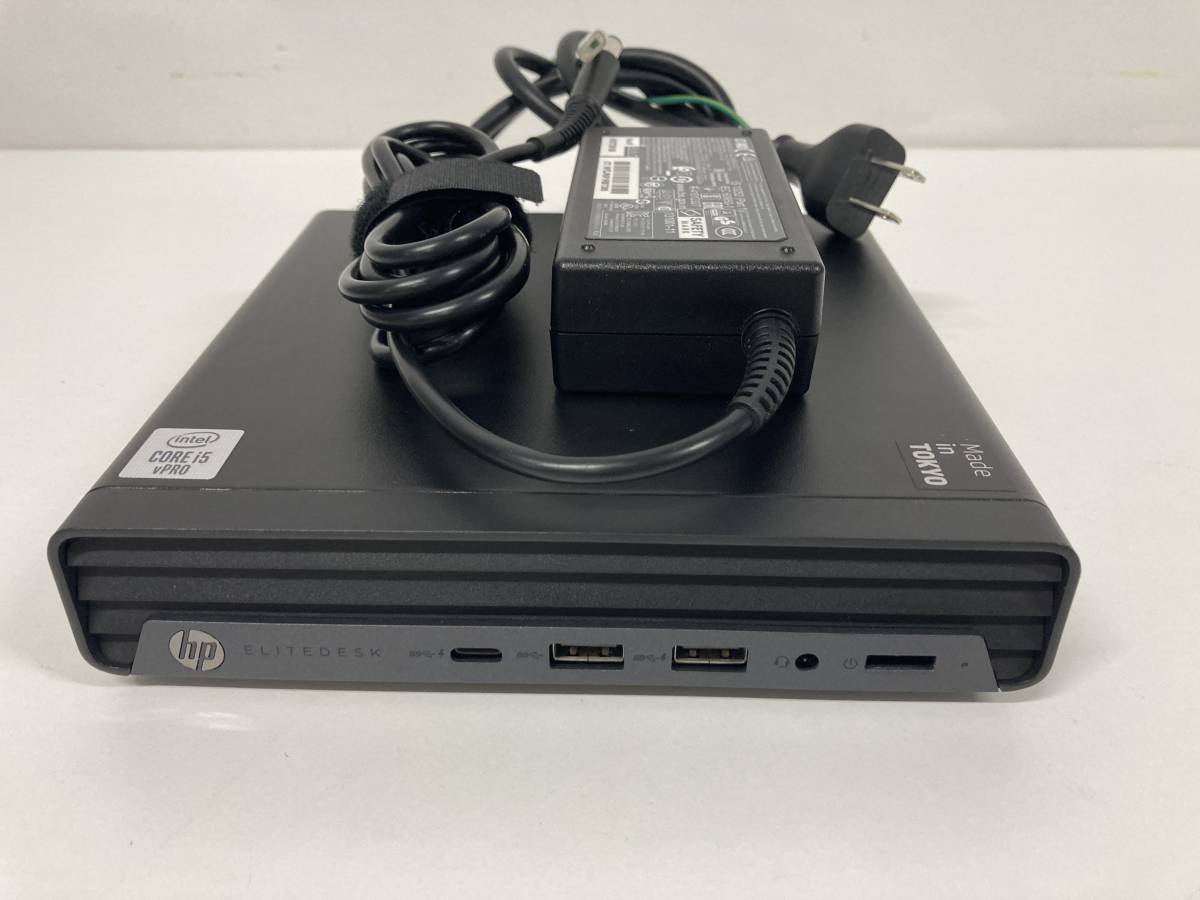 PC Reconditionné HP EliteDesk 800 G6 - Intel Core I5-10500T, 16 Go RAM, SSD 512 Go, Windows 11 Pro