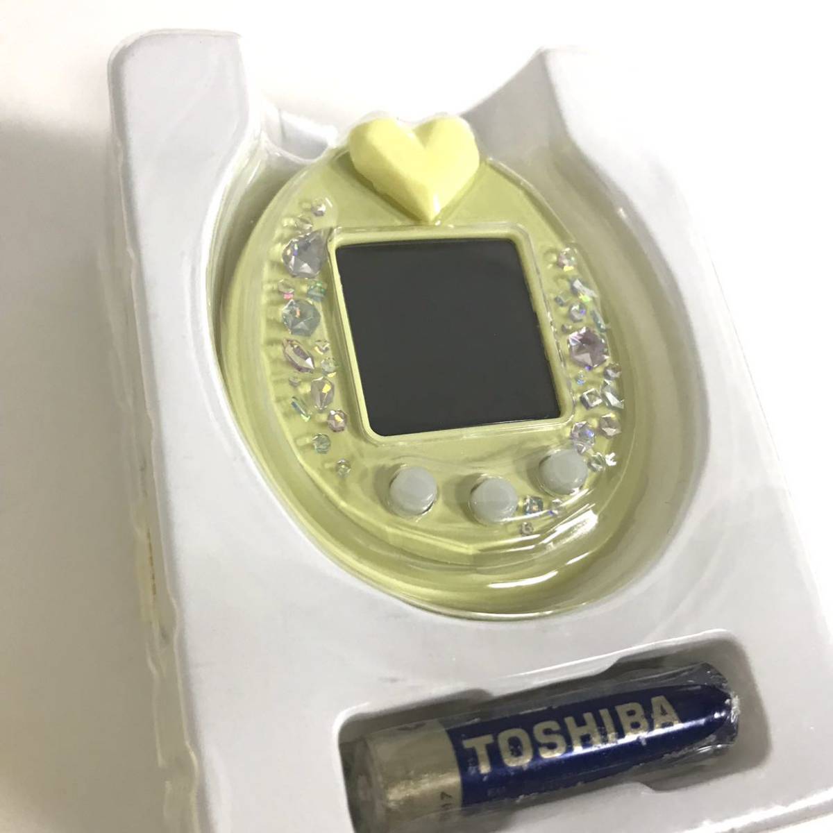 未使用 外箱開封 内側未開封】たまごっちピース イエロー Tamagotchi 