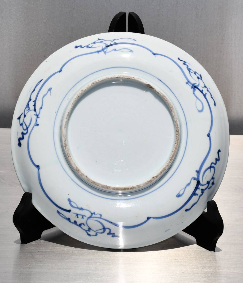 14◇初荷です ◇古伊万里 江戸中期頃 染錦金彩八角鉢 〇