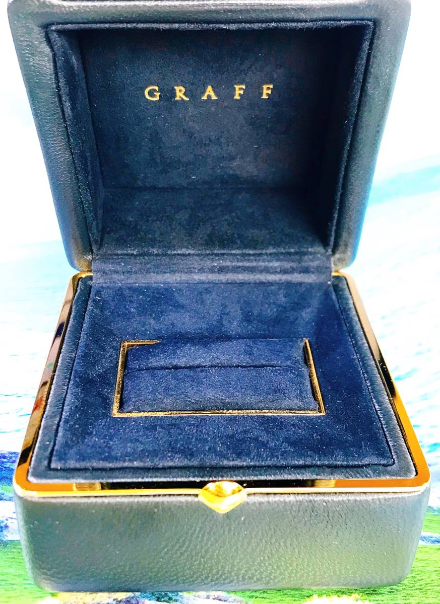 GRAFF グラフ　リングケース　空箱＆リボン　指輪入れ グラフ GRAFF リングケース ☆ - GRAFFグラフ箱ダイヤリングのケース