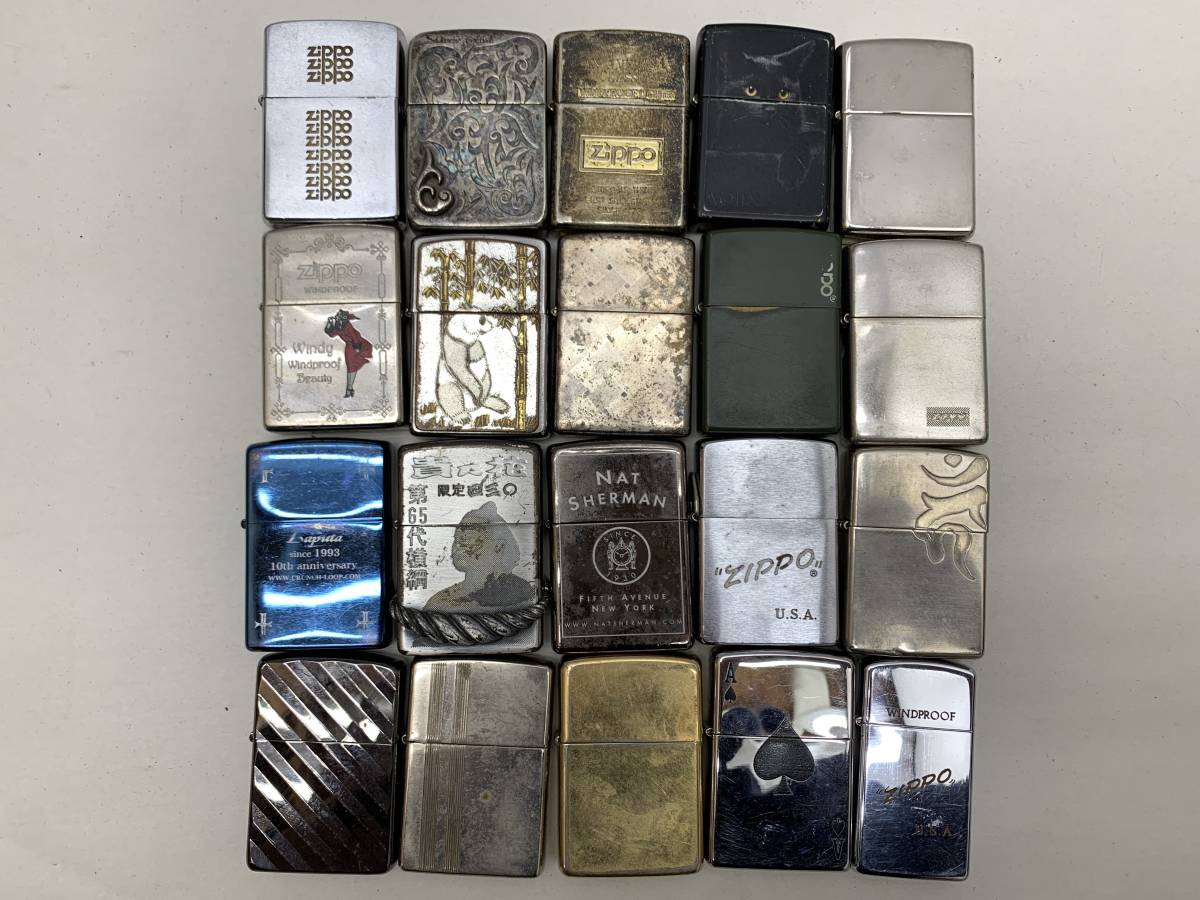 ZIPPO ジッポー ライター 20個 まとめ 売り☆ オイルライター 中古 50
