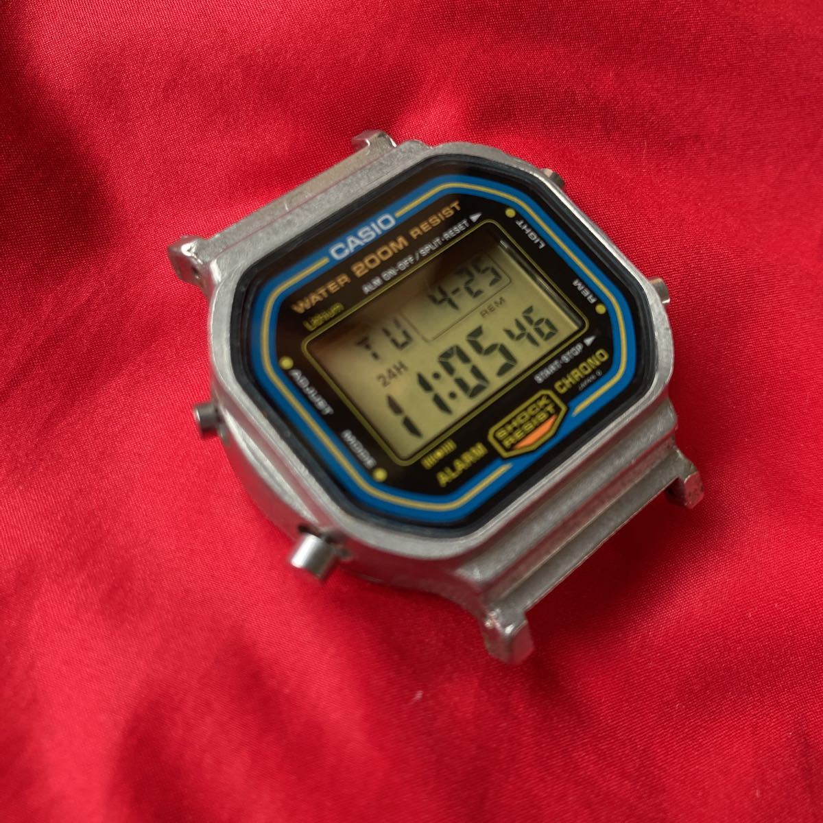 有 初期 青スピード DW-5600 G-SHOCK ムーブメント 豆球 スクリュー 