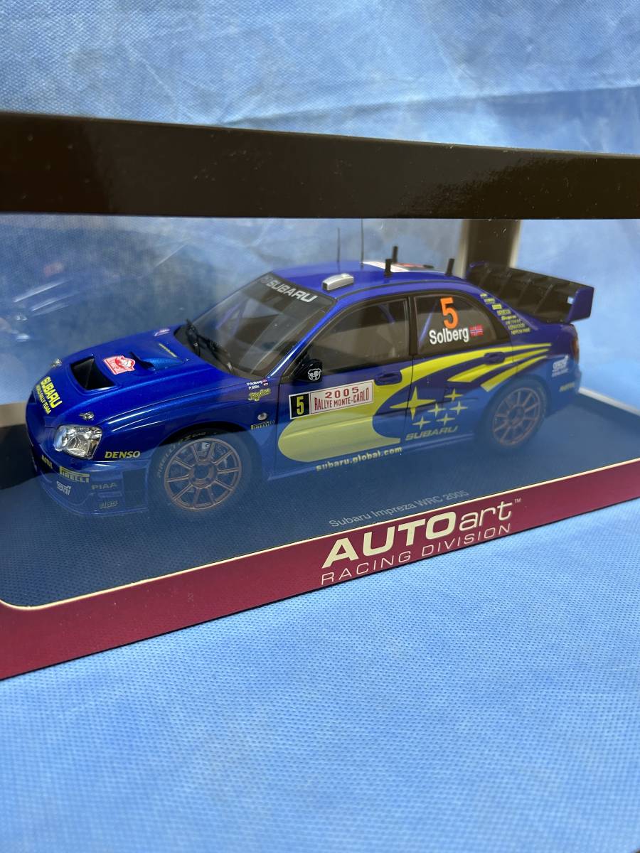 最終値下】レア 美品 AUTOart オートアート 1/18 スバル インプレッサ 