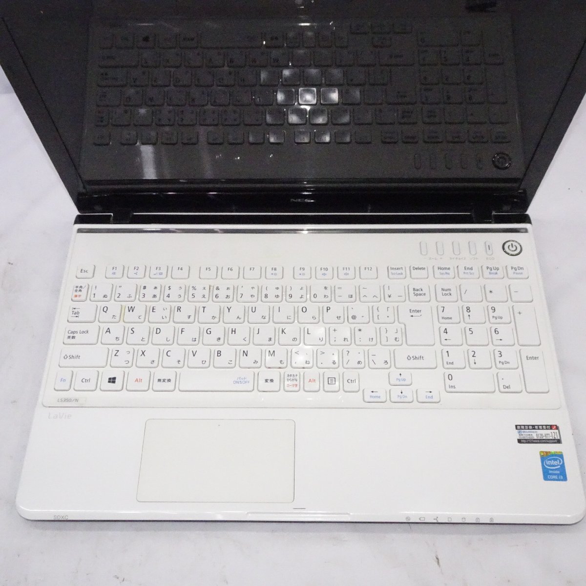 NEC Lavie LS350/N Core i3-4000M 2.4GHz/4GB/750GB/Blu-ray/OS無/15