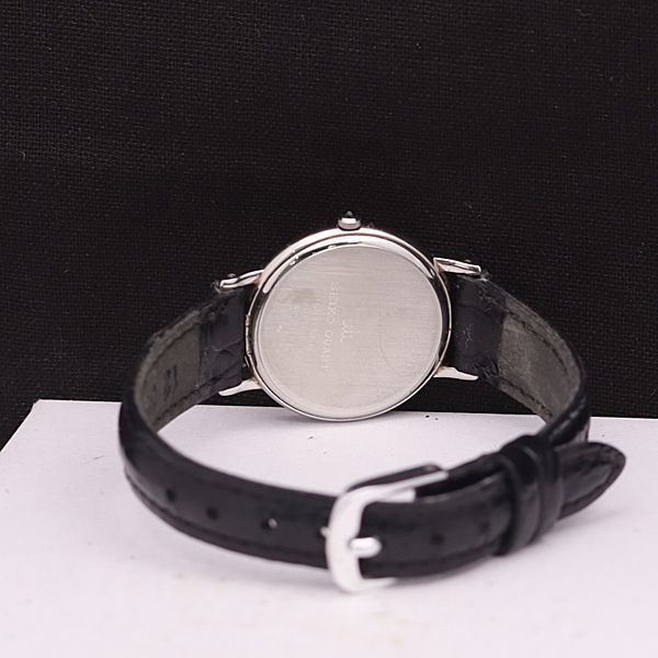 1円 稼働 良品 セイコー QZ 1271-0010 クレドール SS×18K ラウンド