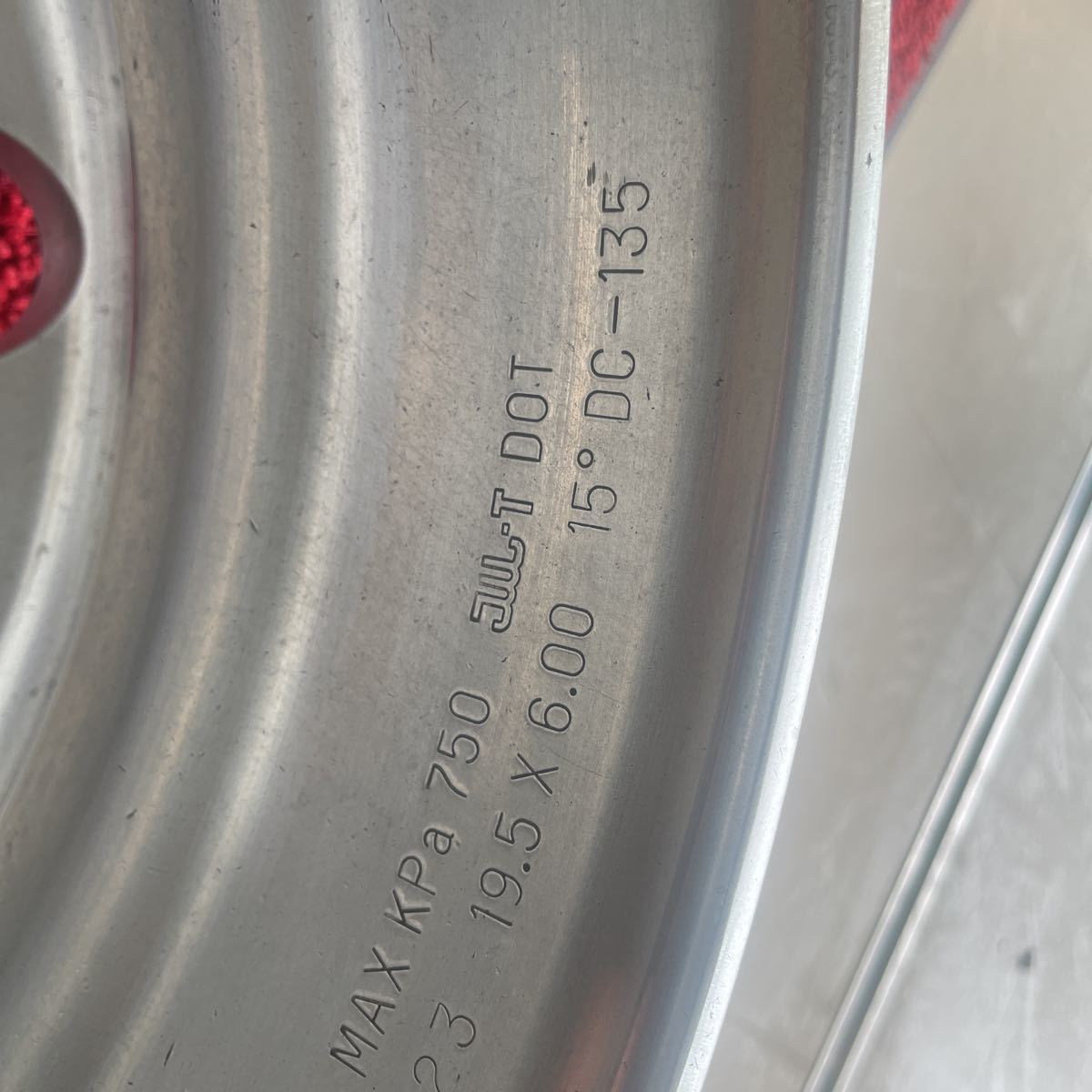 アルコア アルミホイール 19.5×6.00、 6穴 (265/70R19.5&245/70R19.5 