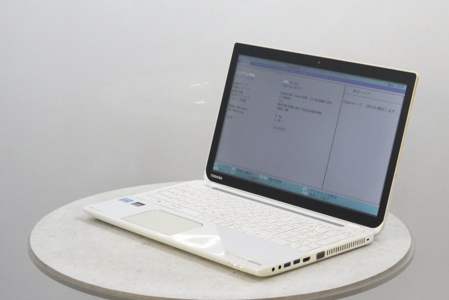 TOSHIBA PT65368JBMW dynabook T653/68JW　Core i7 3630QM 2.40GHz 4GB ■現状品