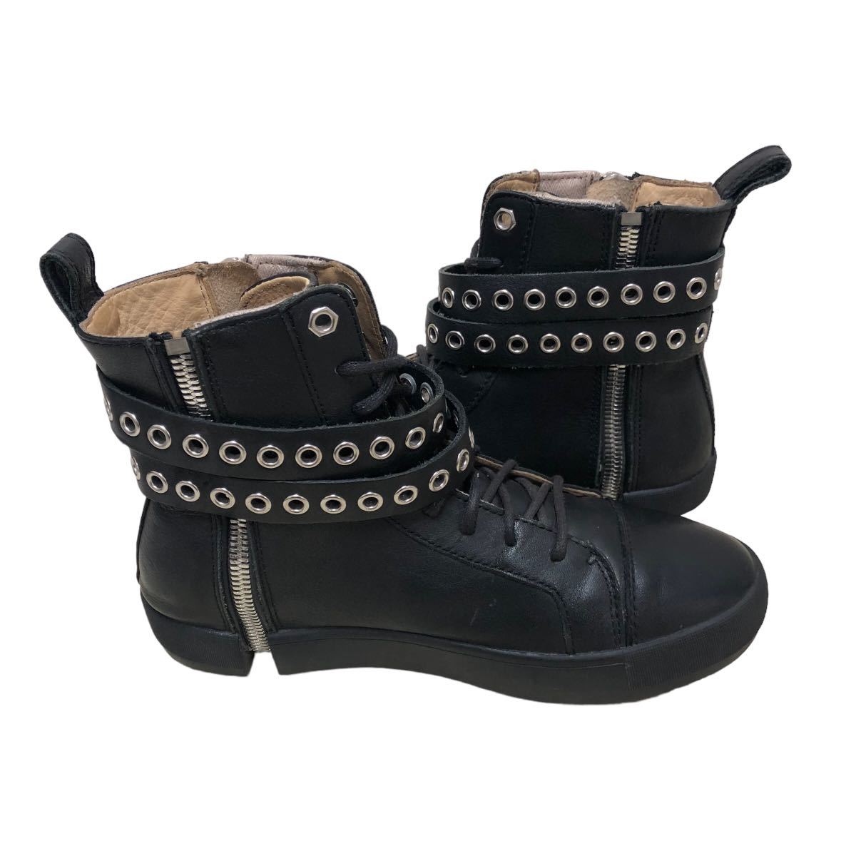 AH436 DIESEL ディーゼル ショートブーツ レディース US7.5 24.5cm 