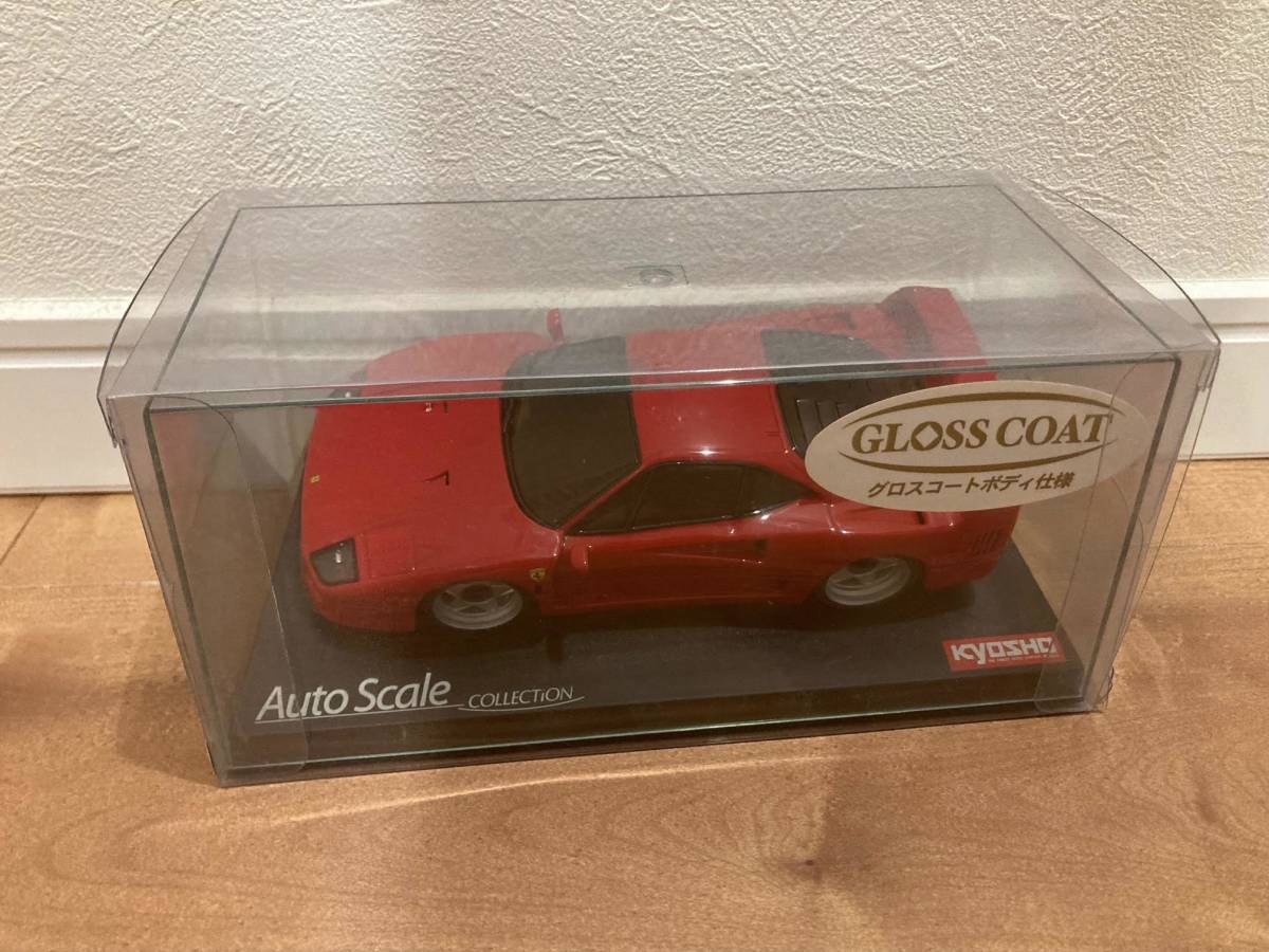 京商 KYOSHO 1/27 ミニッツ オートスケールコレクション フェラーリ FERRARI F40 グロスコートモデル MZG21R レッド