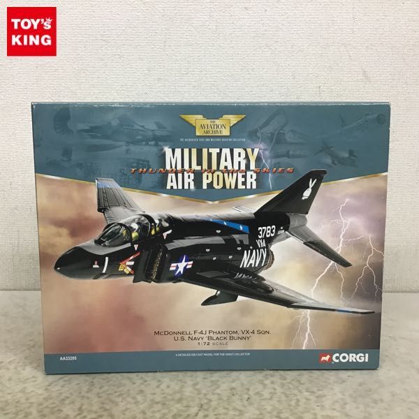 1円〜 コーギー 1/72 マクドネル・ダグラス F-4J ファントム VX-4 SQN