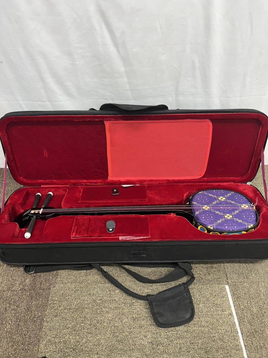 ○ 沖縄三線 沖縄 琉球 三線 和楽器 ソフトケース ケース付き 三味線 沖縄三味線