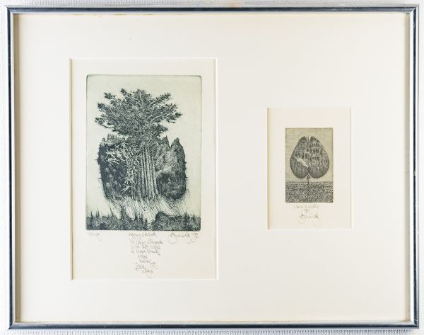 Albin Brunovsky アルビン・ブルノフスキー 版画 額 □ アルビン