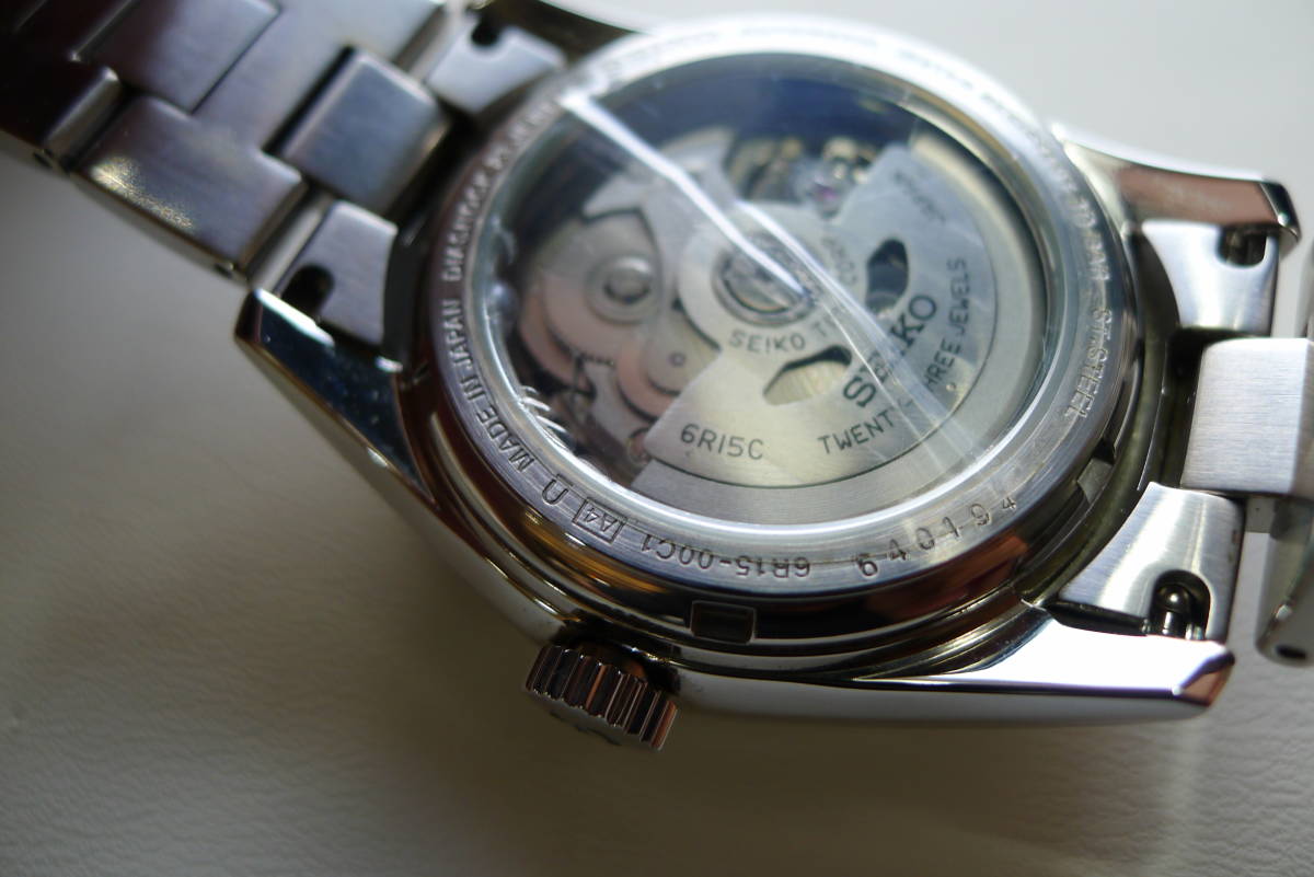 廃盤品] くろし セイコーメカニカル 6R15C