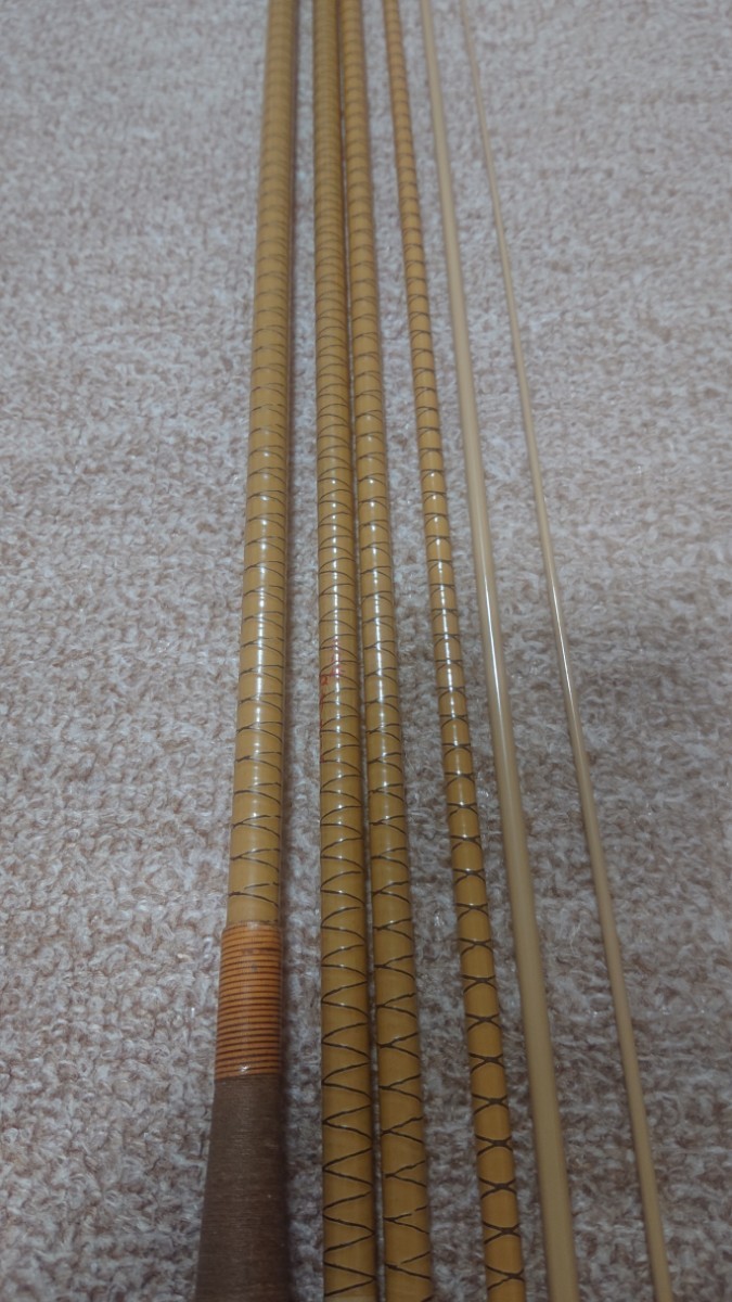 ☆ヘラ竿【ジャンク品/実釣OK】☆2本セット 朱紋峰先ぬけ15尺/品名不詳