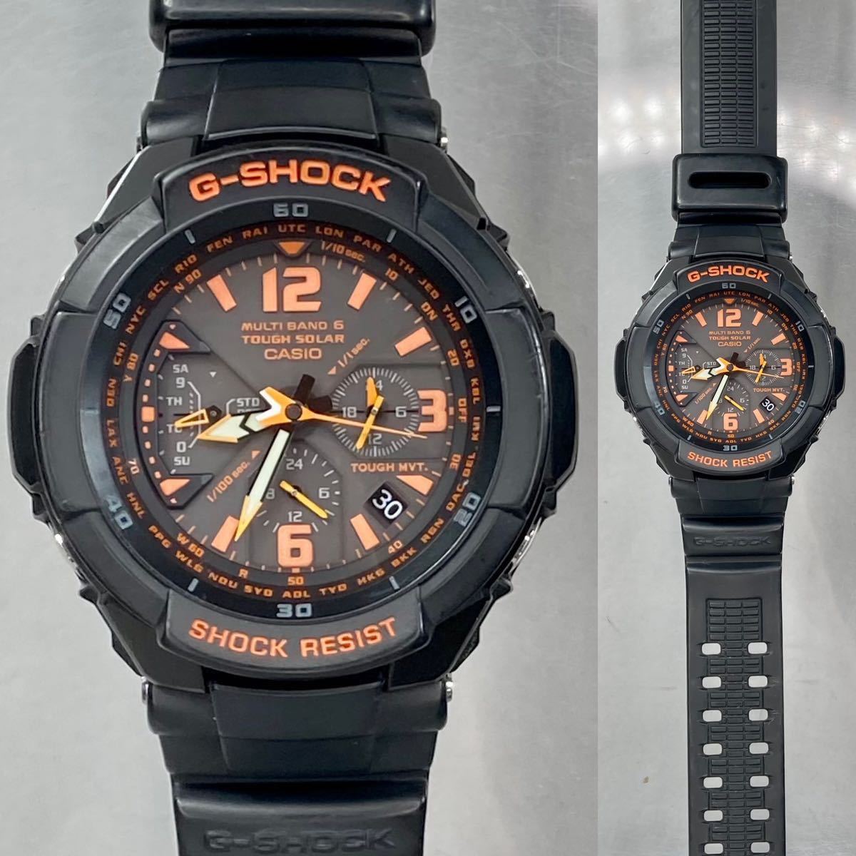 美品G-SHOCK GW-3000B-1AJF グラビティマスター スカイコックピット