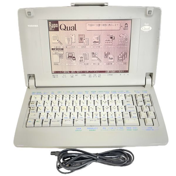 希少品☆動作品】東芝 パーソナルワープロ JW-F550 TOSHIBA Rupo Qual