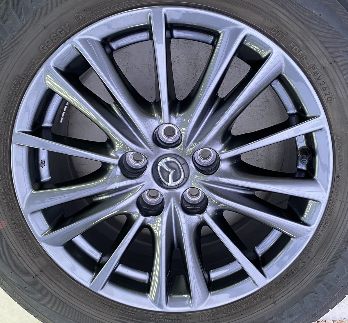 ○即決○美品 マツダ cx-5 純正 17インチホイール タイヤ 4本セット 