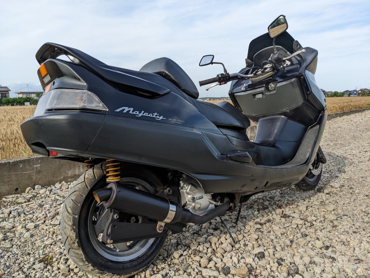 ヤマハ マジェスティ250 4HC 黒 250cc ビックスクーター シート張替え 