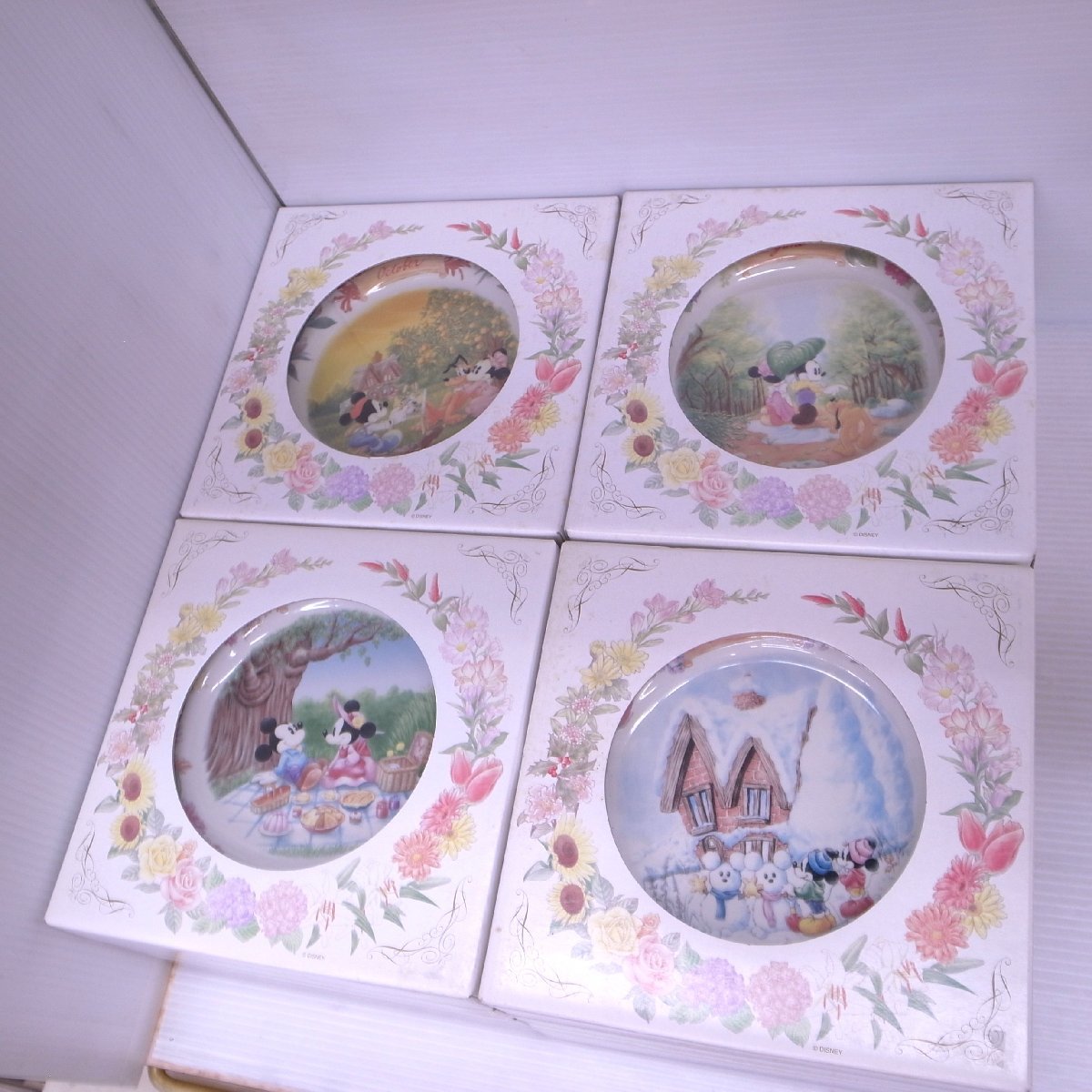 ディズニー/Disney】マンスリープレート(1月〜12月)12点セット