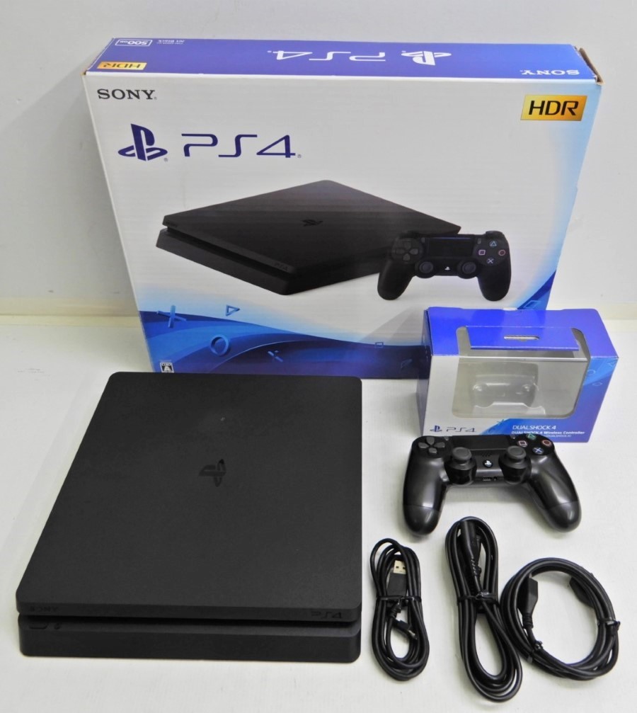 059Z166☆【中古/動作品】 PlayStation4 PS4 本体 500GB CUH-2200A + 