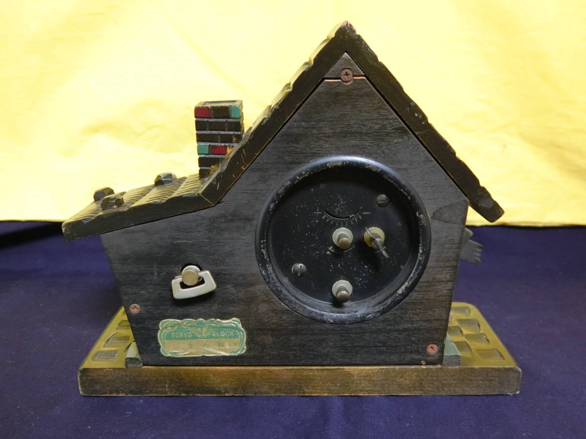 ☆中古品 東京時計 風車小屋 手巻き オルゴール 置時計 ① ☆ 【公式通販】