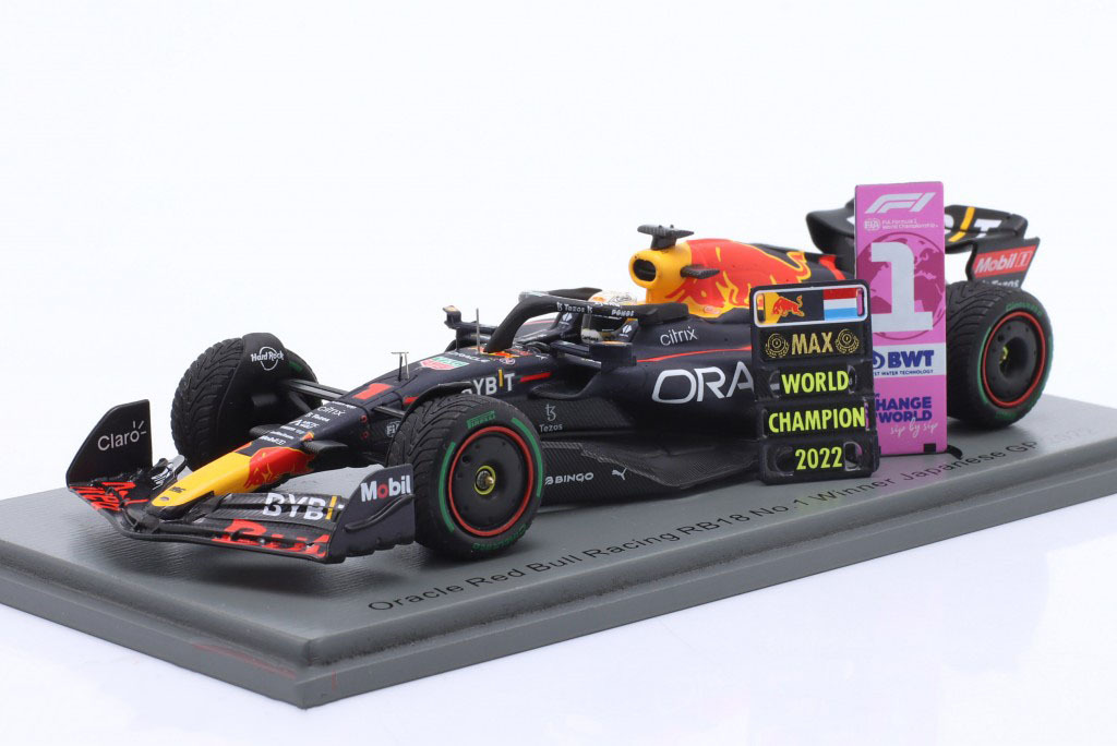 y*a様 フェルスタッペン別注 RB18 日本GP 1/18 Amazon | スパーク 1/18 レッドブル F1 RB18 #1 フェルスタッペン 日本