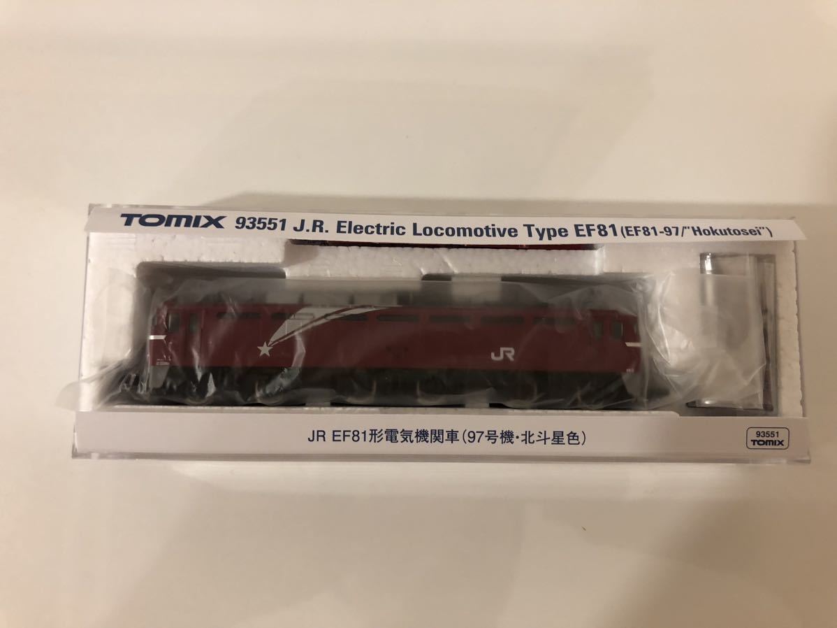 最安値，送料無料 TOMIX 93551 JR EF81形電気機関車 97号機 北斗星色 TOMIX WORLD TEC STATION限定品(電気機関車)｜売買されたオークション情報、yahooの商品情報をアーカイブ公開 - オークファン 電気機関車