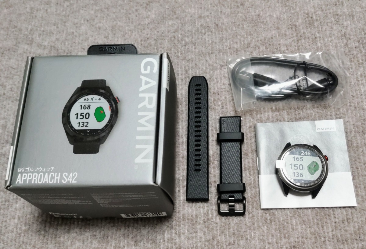 GARMIN APPROACH S42 GPSゴルフウォッチ Approach S42みちびきL1Sに
