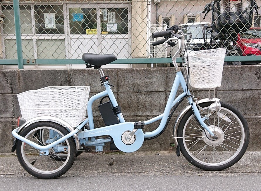 MIMUGO ミムゴ MG-TRM20EB 水色 電動アシスト 三輪自転車 20インチ 