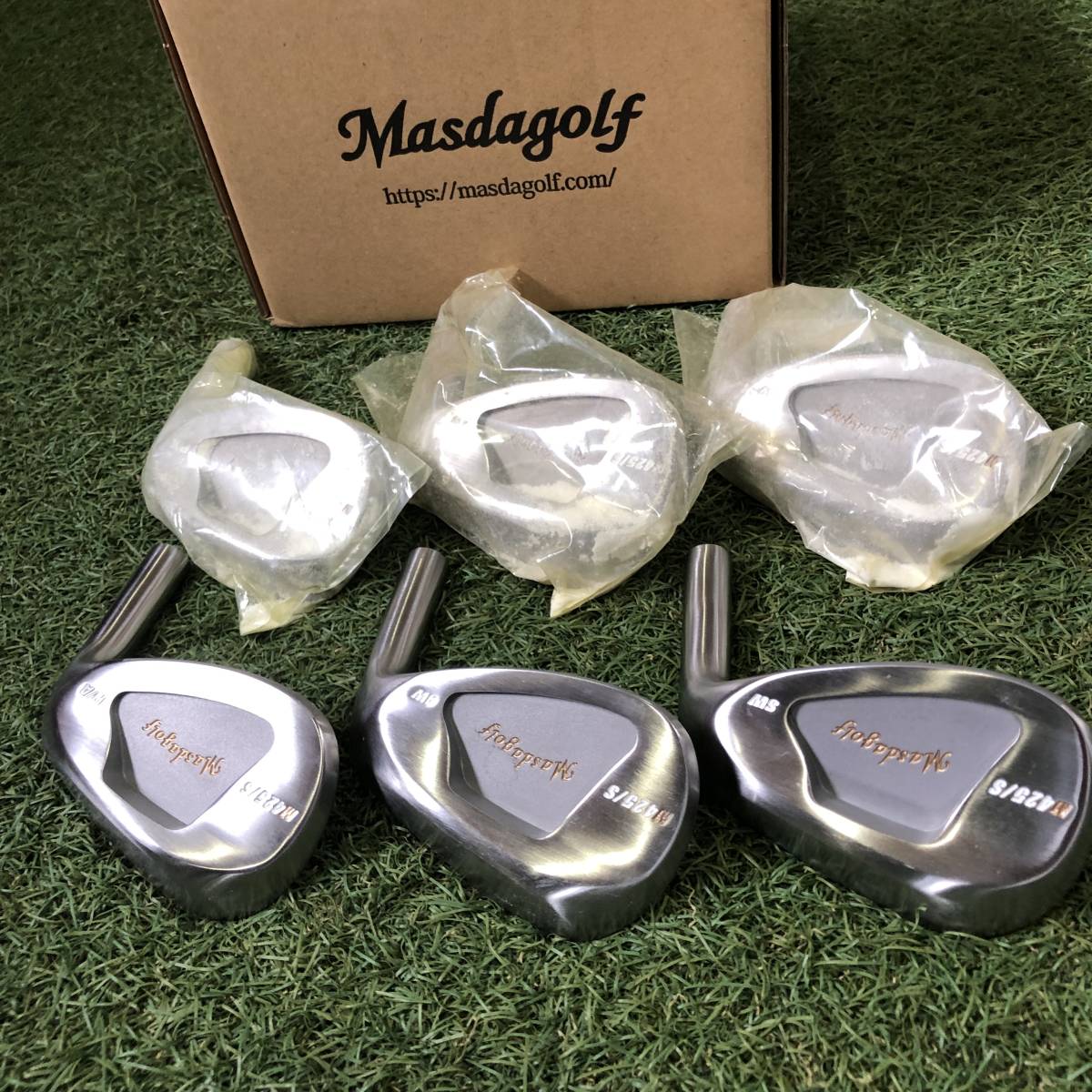 新製品　マスダ　M425/S （ストレート）　ノーメッキ　ウェッジ　（ 48° / 52° / 58° ） 1ヶ～　税込