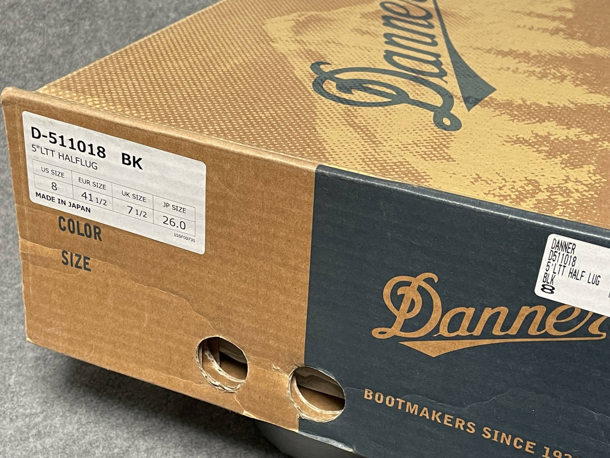 数量限定 新品 Danner ダナー D511018 5”LTT HALFLUG ハーフラグ