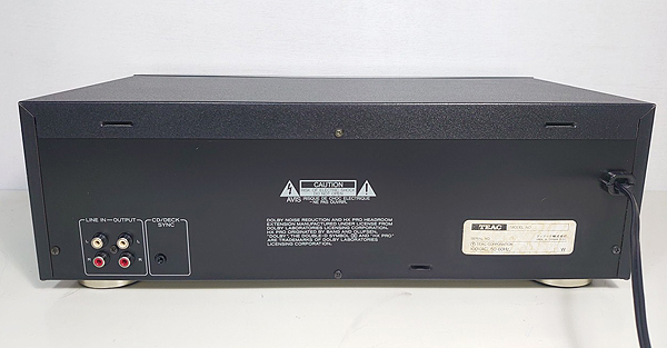 メンテナンス品】オートリバース カセットデッキ TEAC「R-550」動作OK