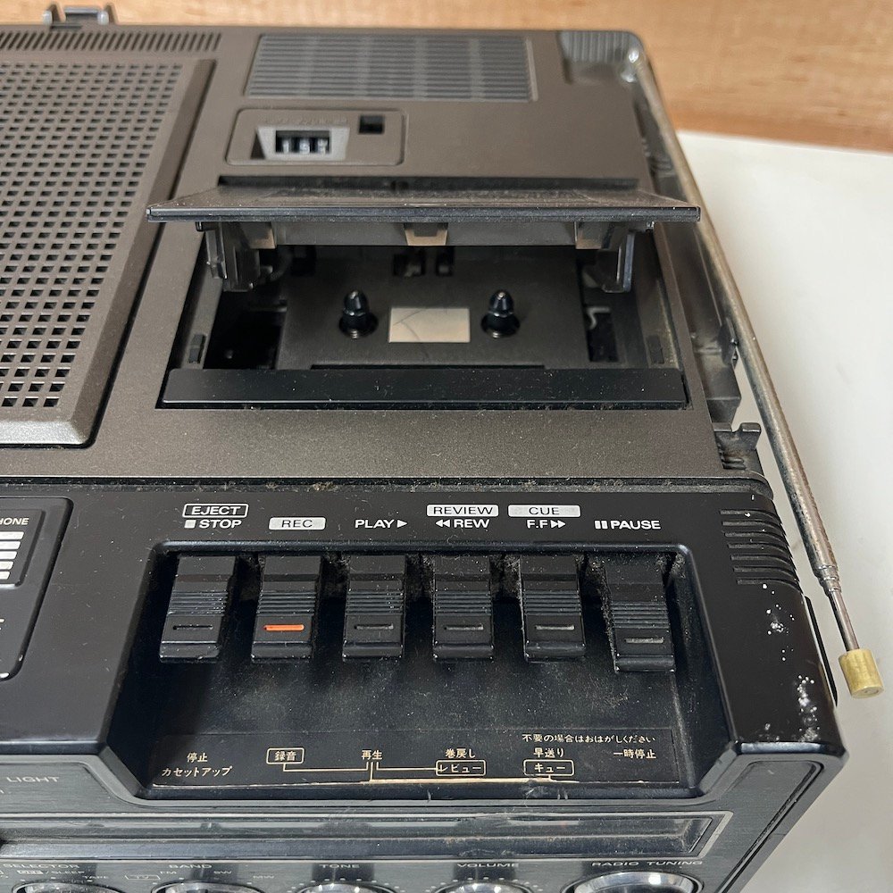 希少 HITACHI 日立 白黒テレビ ラジカセ テレビ K-59 1978年製 希少 HITACHI 日立 白黒テレビ ラジカセ テレビ K-59 1978年製