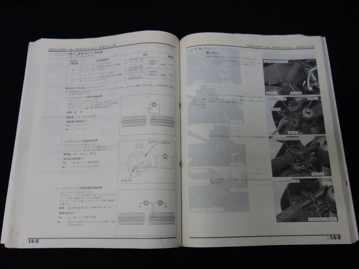 ホンダ CBR1000RR / CBR1000RR4 / BC- SC57型 純正 サービスマニュアル 