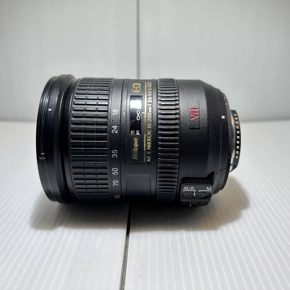 ★実用品★ NIKON ニコン AF-S DX NIKKOR 18-200mm F3.5-5.6 G ED VR #0401 AF-S DX NIKKOR ★前枠割れています&frasl; F3.5-5.6 IF-ED