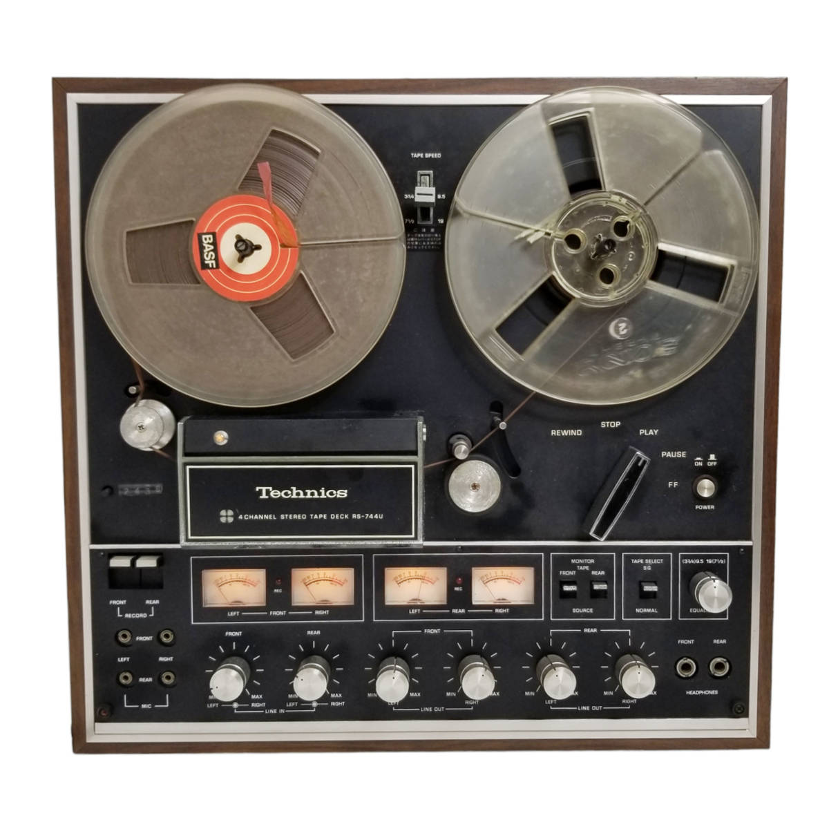 テクニクスTECHNICS 4トラックオープリールテープデッキ RS-744U 動作チェック済み(オープンリールデッキ)｜売買された ...