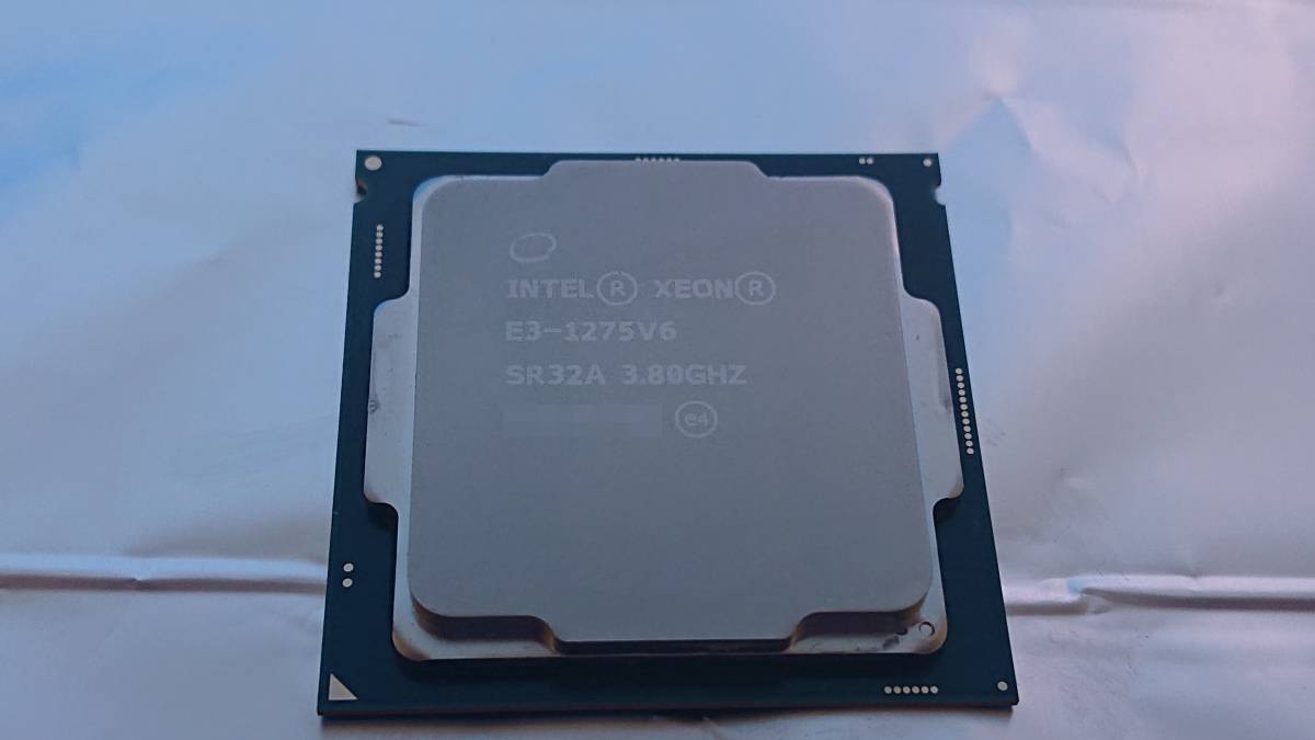 ■BIOS起動確認済 CPU Intel Xeon E3 1275 V6 3.8GHz SR32A