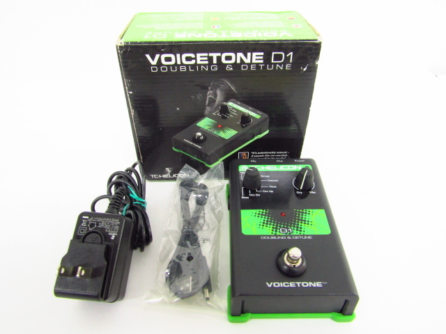 TC-HELICON VOICE TONE D1 ボーカルエフェクター 箱/説/ACアダプター