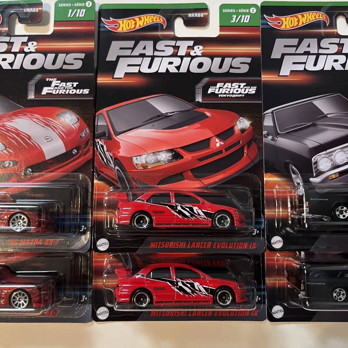 Hot Wheels Fast & Furious ヤマダ電機 3台セット 新品ヤマダ電機限定 Hotwheels ホットウィール ワイルドスピード BNR34