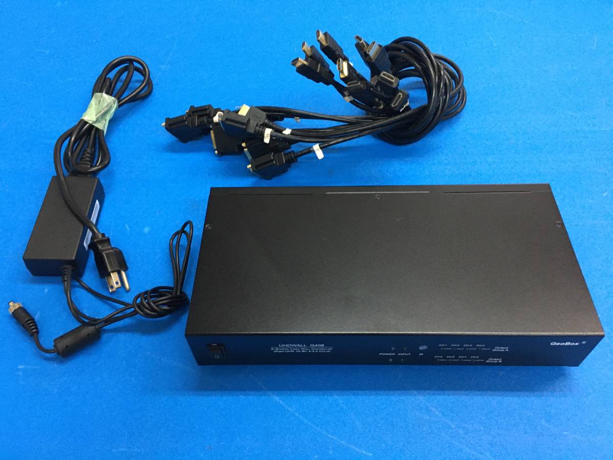 中古 GeoBox UHDWALL G408 4K/60Pマルチディスプレイコントローラー