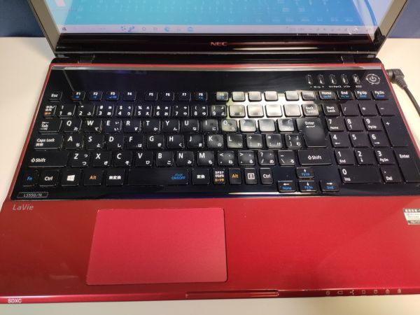 Yahoo!オークション - NEC Lavie PC-LS550NSR i5 メモリ増設12GB NEC