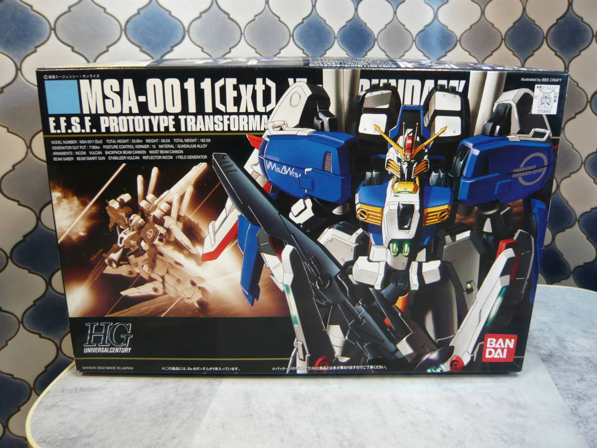 未組立 HG 1/144 MSA-001 Ext Ex-S GUNDAM ガンダム MSA-0011