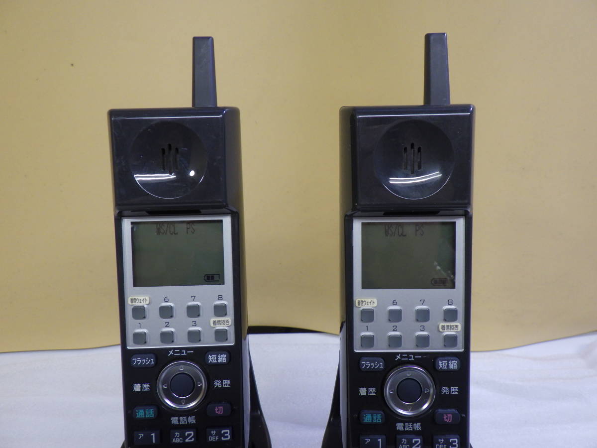 サクサ PLATIA コードレス電話機 WS800 + DCT800 ビジネスフォン
