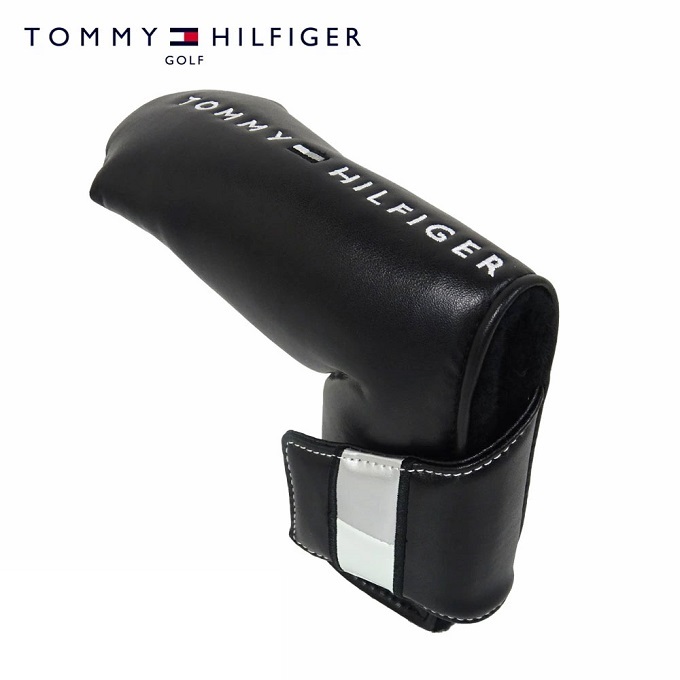 【定価3，850円】トミーヒルフィガー ゴルフ パターカバー ブレード型(THMG7FH5-10 ブラック) BASIC PUTTER COVER【正規品】新品値札付き