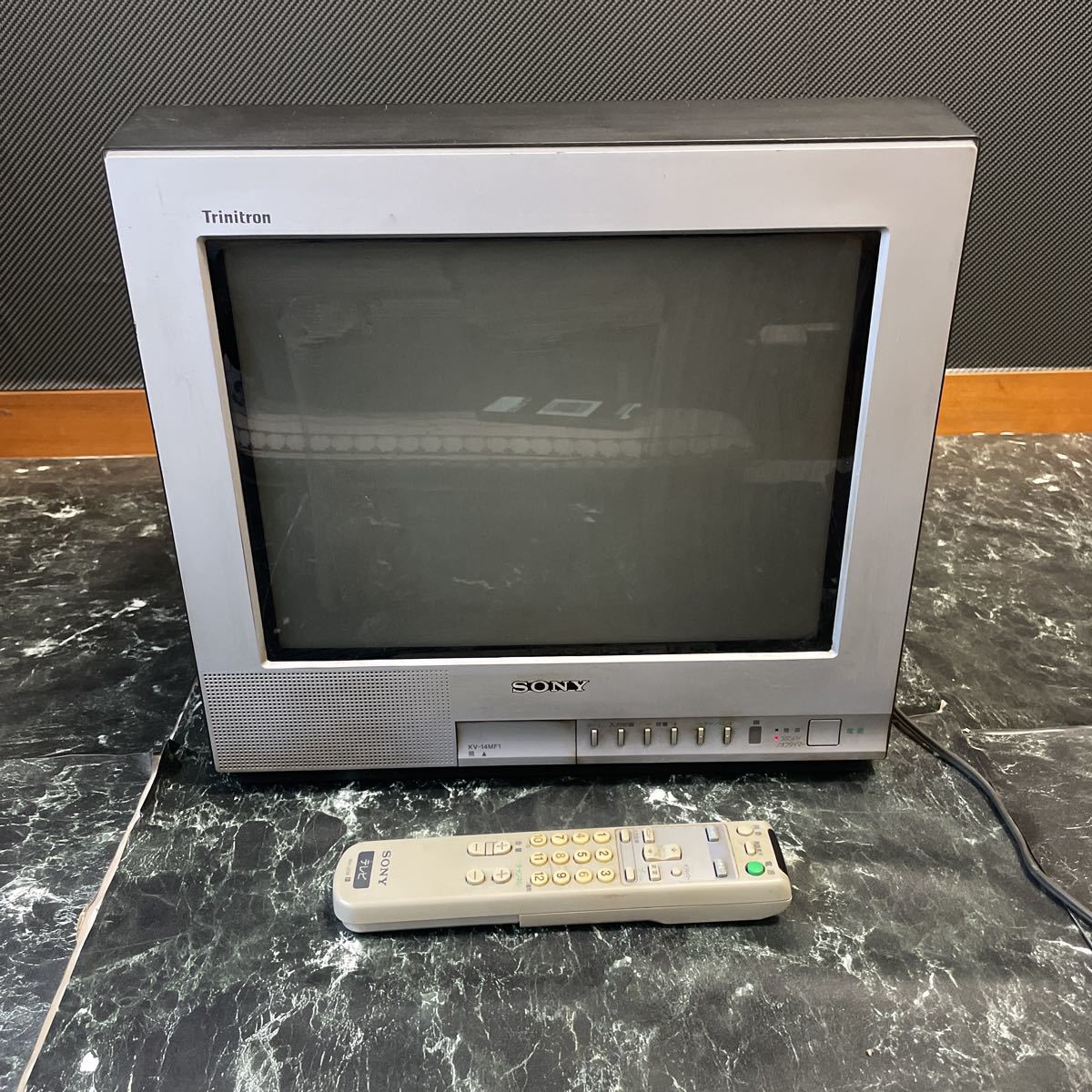 SONY Trinitron ソニー トリニトロン リモコン付き ブラウン管テレビ