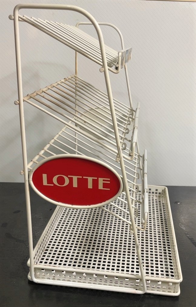 □47 値下げ! H38.5 LOTTE ロッテ ガム12種 陳列棚 ディスプレイ ガム