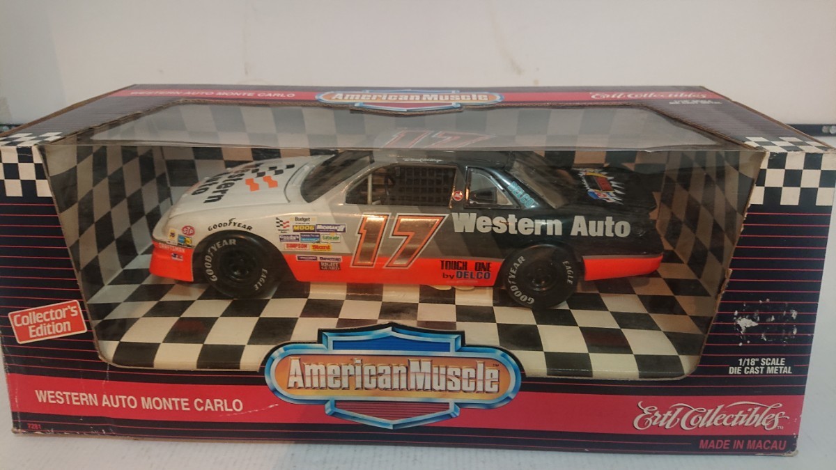 ERTL CHEVROLET MONTE CARLO WESTERN AUTO #17 1/18 ミニカー アーテル